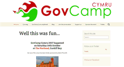 Desktop Screenshot of govcampcymru.org